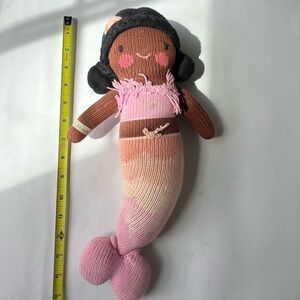 Cuddle + kind Soft Knit Mermaid Toy